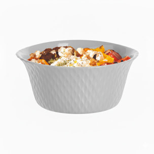 Ramequin gris 11 cm en opale - Smart Cuisine Wavy Granit - Luminarc