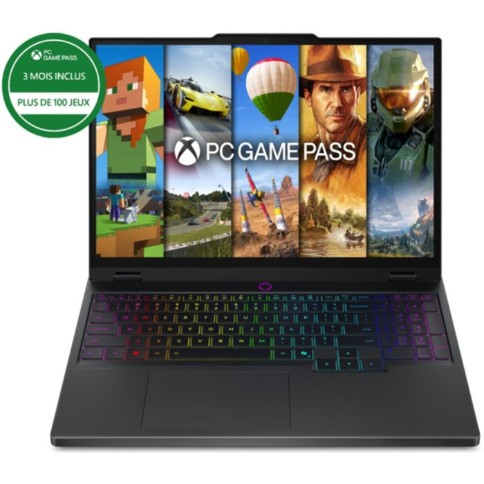 PC Gamer LENOVO Legion 15" WQXGA 165Hz Intel Core i7 13650HX Nvidia GeForce RTX 5070 24 Go RAM DDR5 SSD 512 Go
