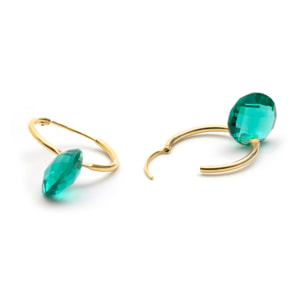 Pendientes Jafam acabado oro amarillo 18k