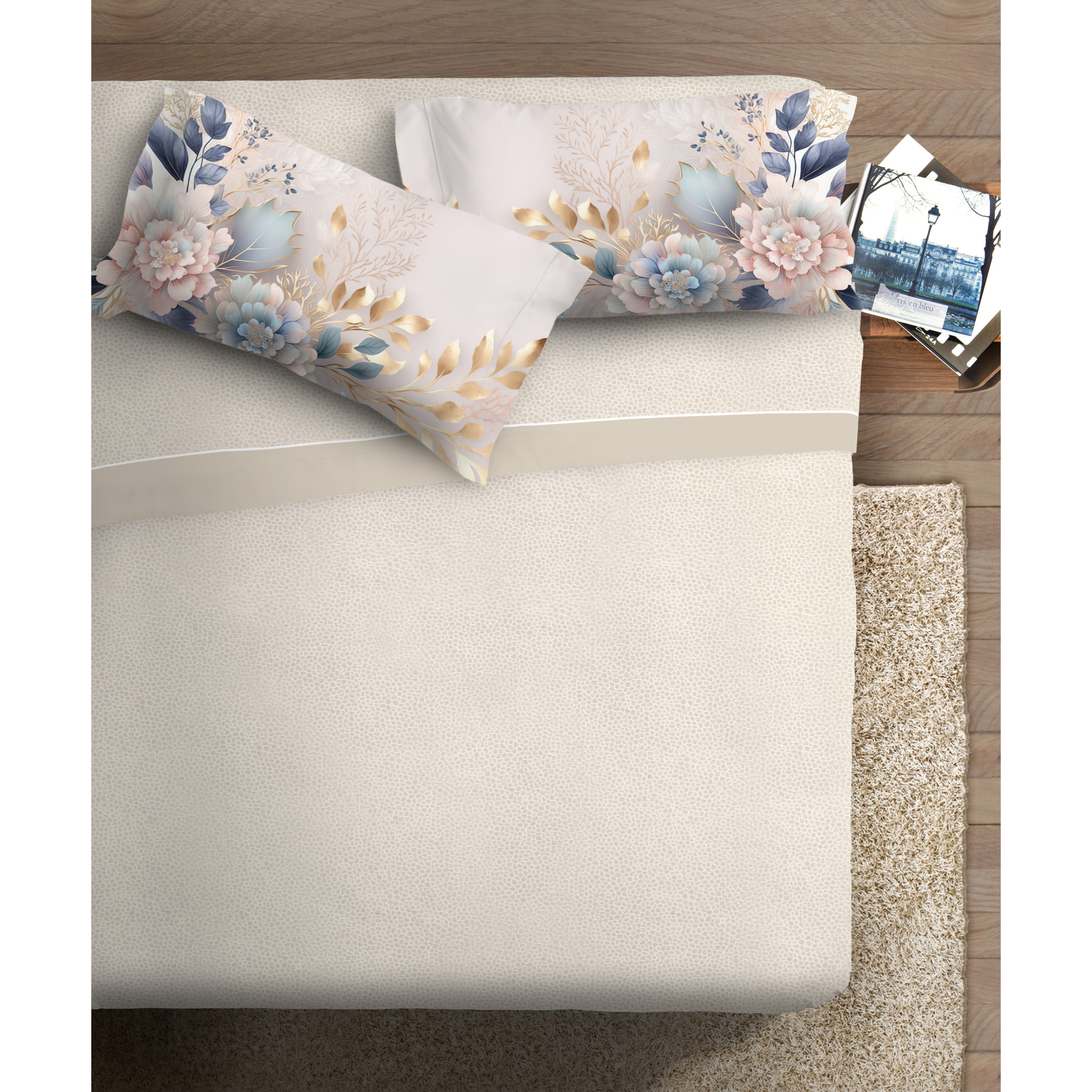 Completo letto 1 Piazza IPERSAN fotografico Fine-Art Camelia