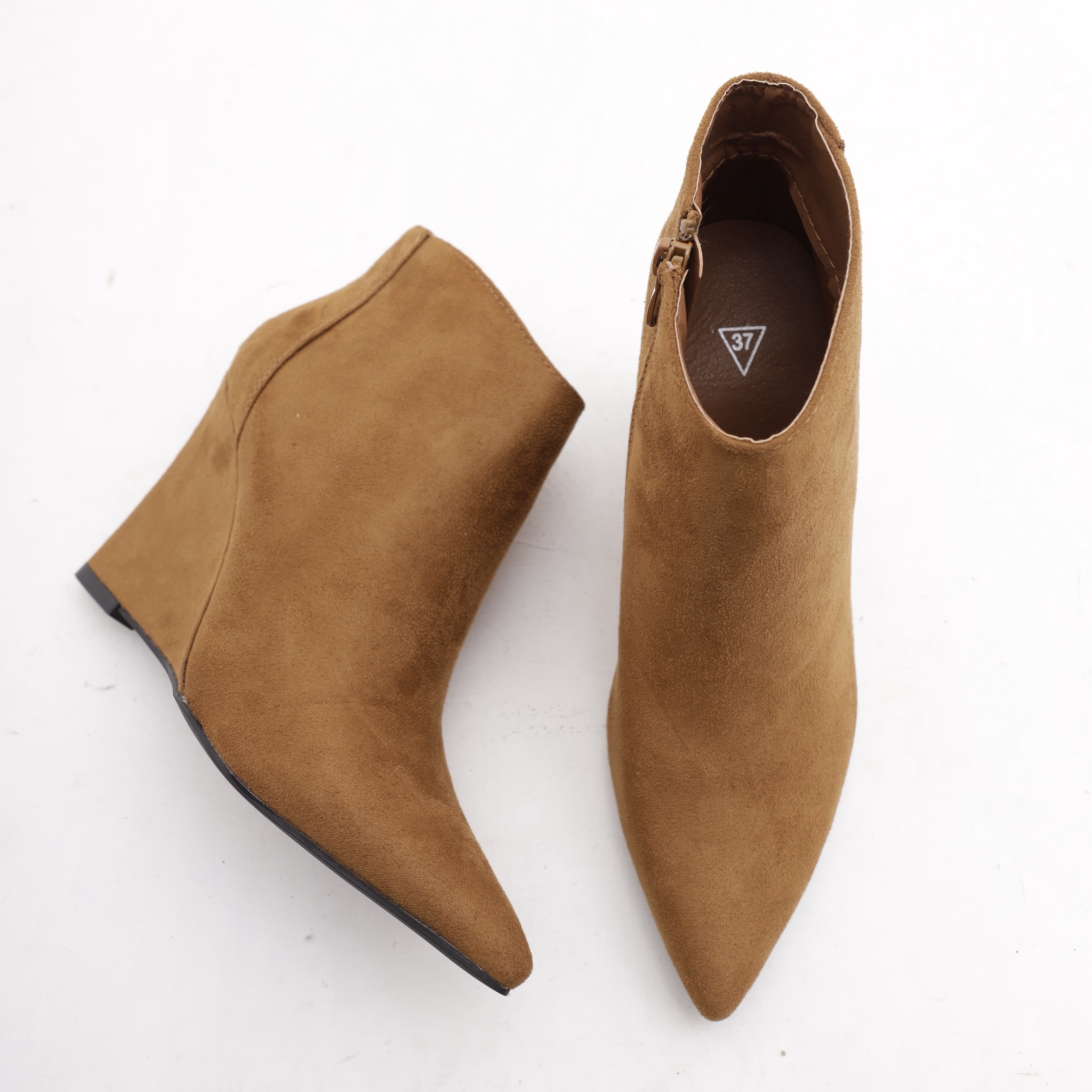 STIVALETTO ZEPPA TABACCO