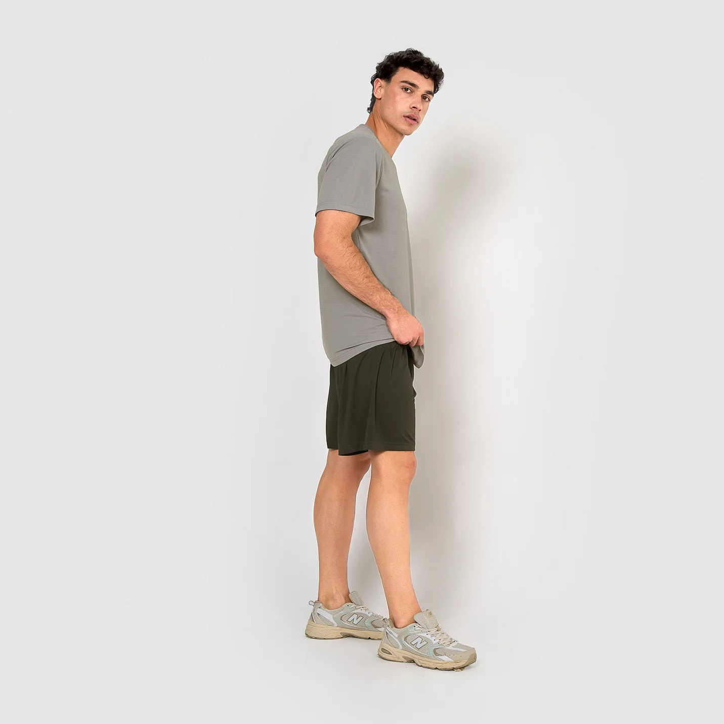 Camiseta deportiva técnica hombre lisa