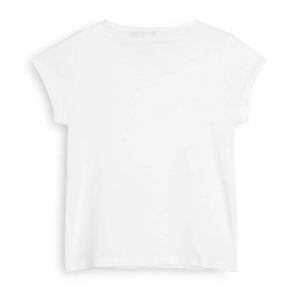 Camiseta de Niña con Diseño de Unicornio en Blanco