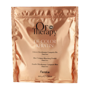 FANOLA Oro Therapy De-Color Keratin Polvo Decolorante Compacto Azul 500gr