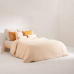 Housse de couette jacquard Jávea Petit Amber Gold