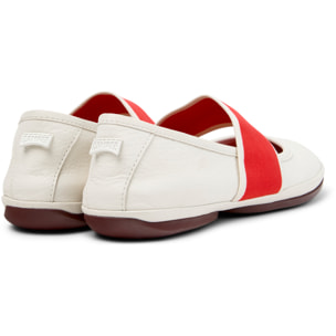 Bailarinas - CAMPER Right Nina - Blanco - Cuero liso