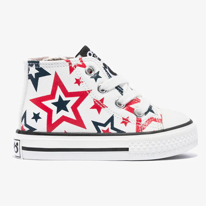 Zapatillas altas Baby Stars Blanco Napa