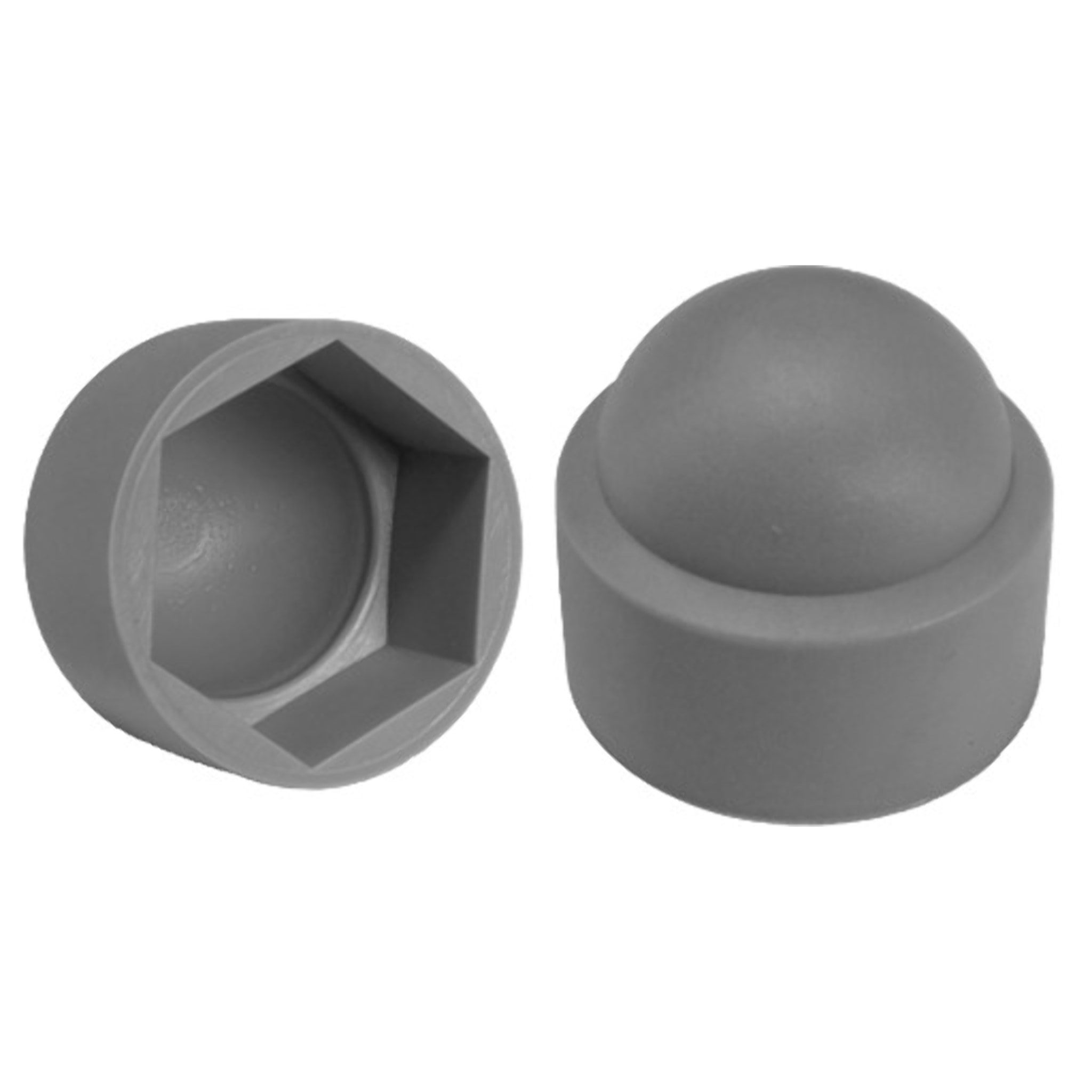 Boîte de 100 caches écrous hexagonaux gris Ø 12mm ACTON - 8560212