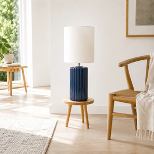 Lampe à poser en céramique bleue - Palladio