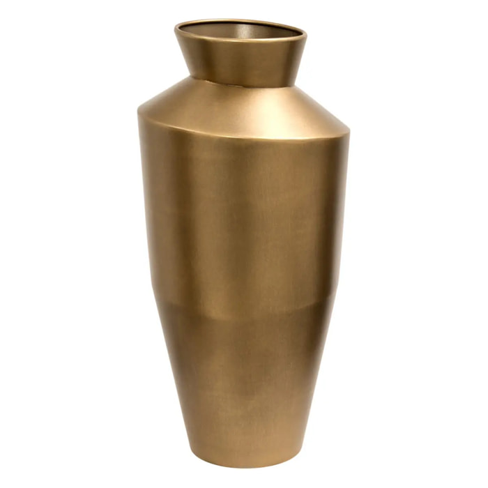 Vase en métal Barrel H.40cm doré