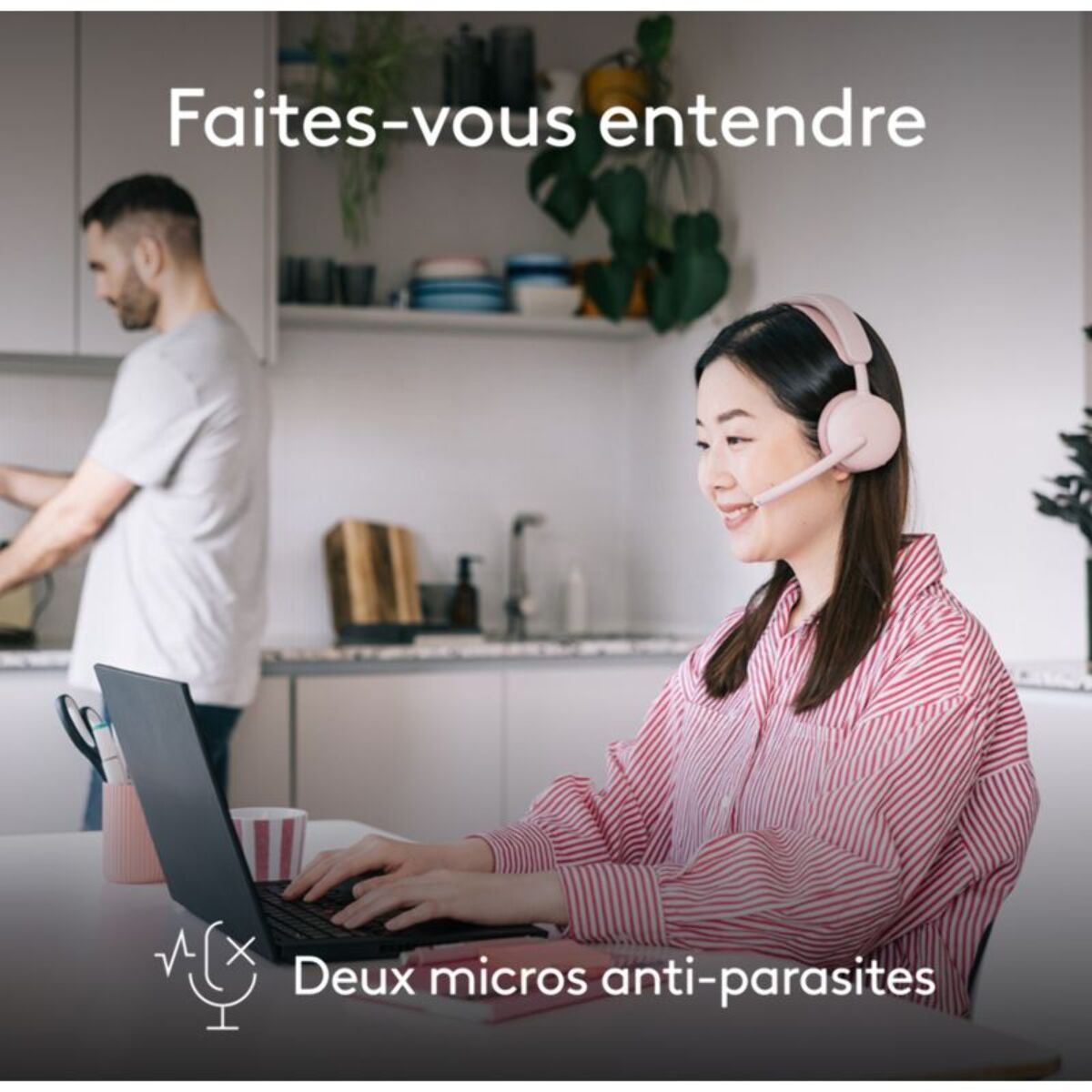 Micro-casque LOGITECH Zone Wireless 2 ROSE