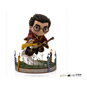 Harry Potter Statua MiniCo Harry Potter alla Partita di Quidditch 13cm Iron Studios