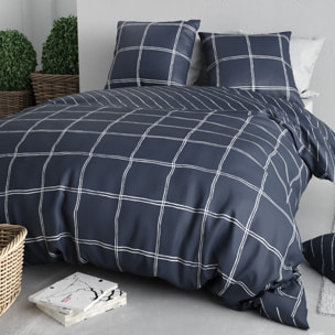 Parure housse de couette 3pcs microfibre 85gsm ruben