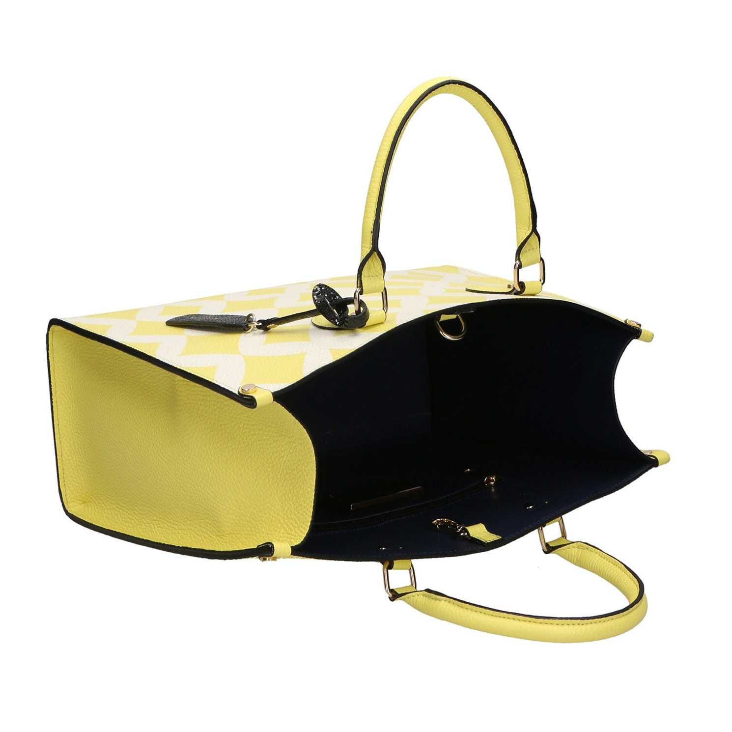 Borsa a mano da donna - Modello False - Vera pelle - 35.0 x 29.0 x 15.0 cm