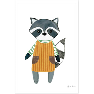 Affiche enfant maman raton  Affiche seule