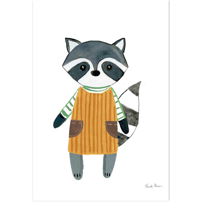 Affiche enfant maman raton  Affiche seule