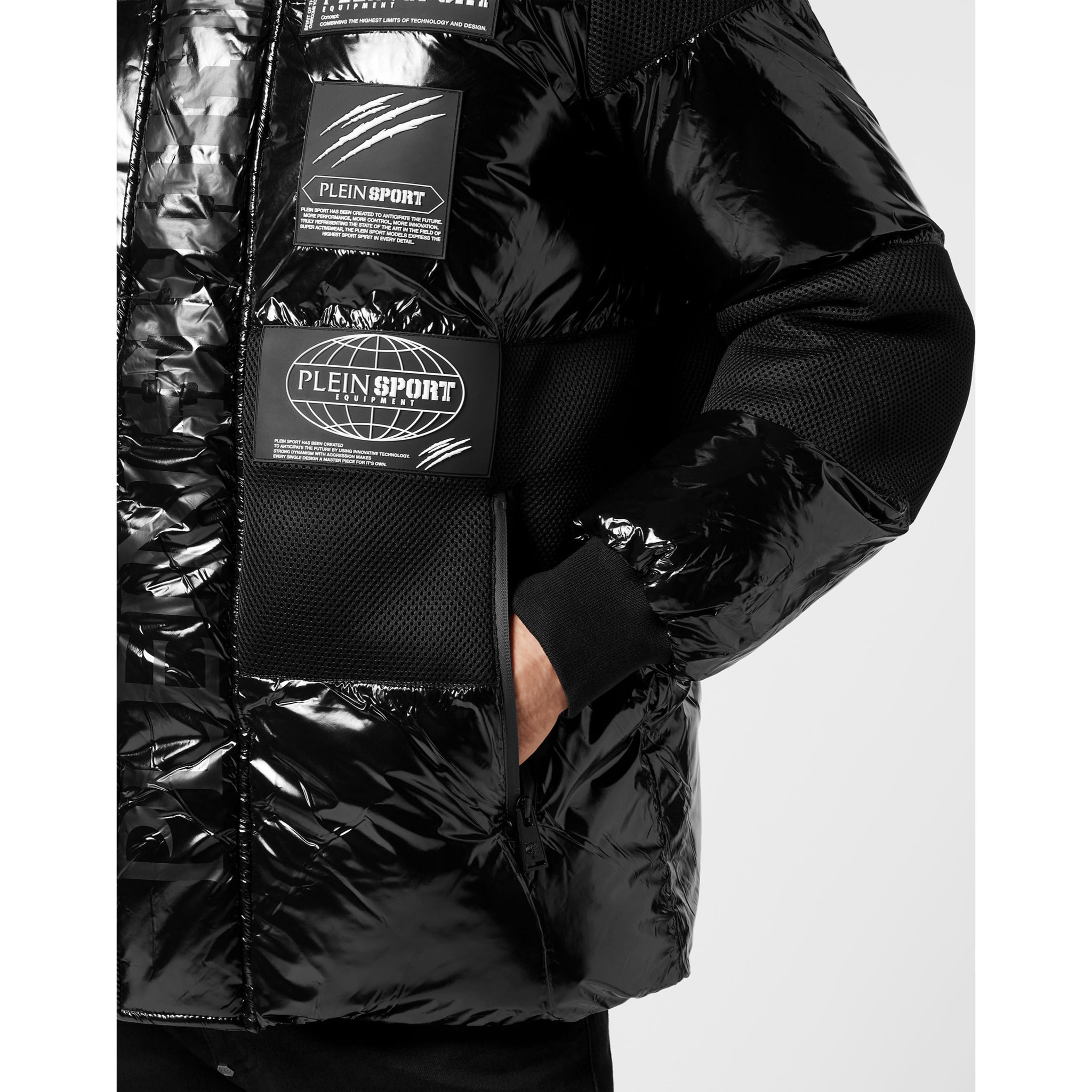 PLEIN SPORT Chaqueta de nylon GLOBAL EXPRESS EDITION