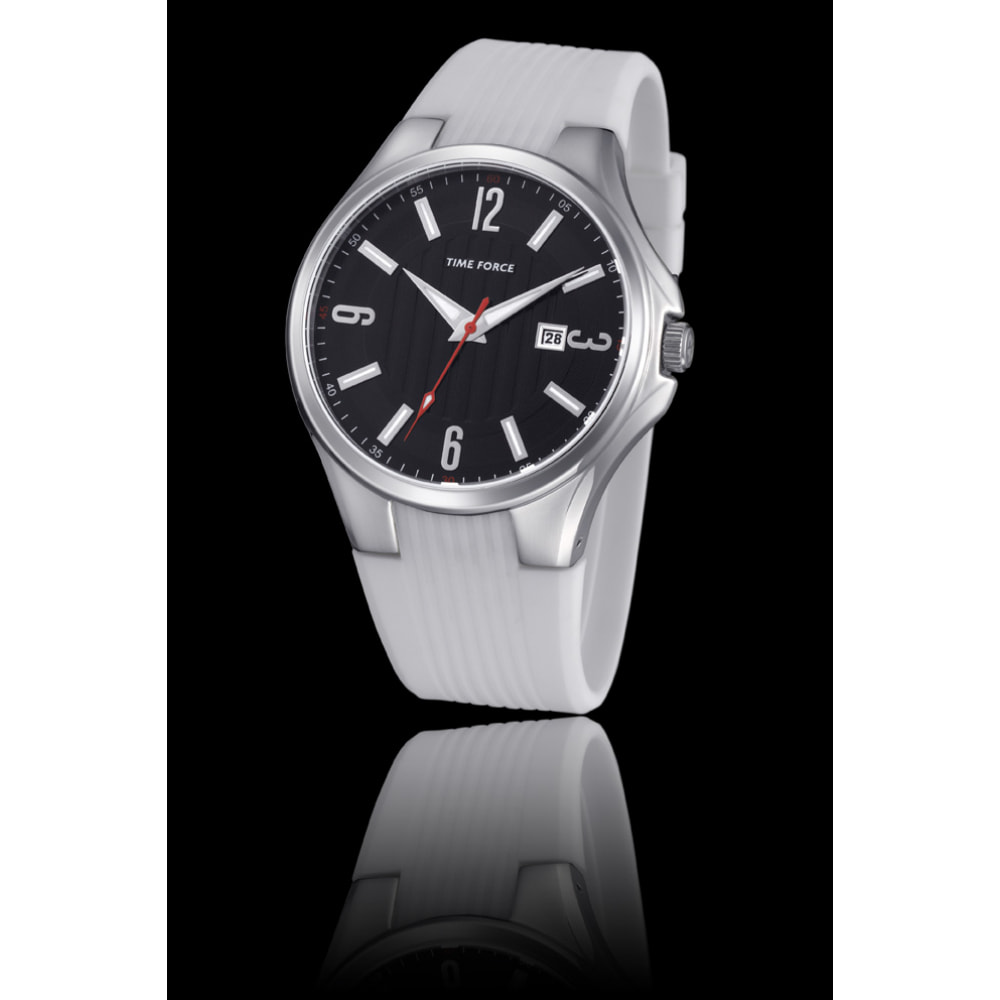 Reloj Time Force TF4053M11 Hombre Analogico Cuarzo con Correa de Caucho