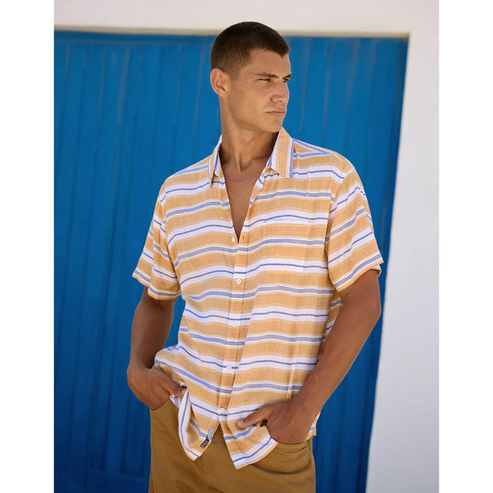 Camisa Manga Corta Amarillo - Coated