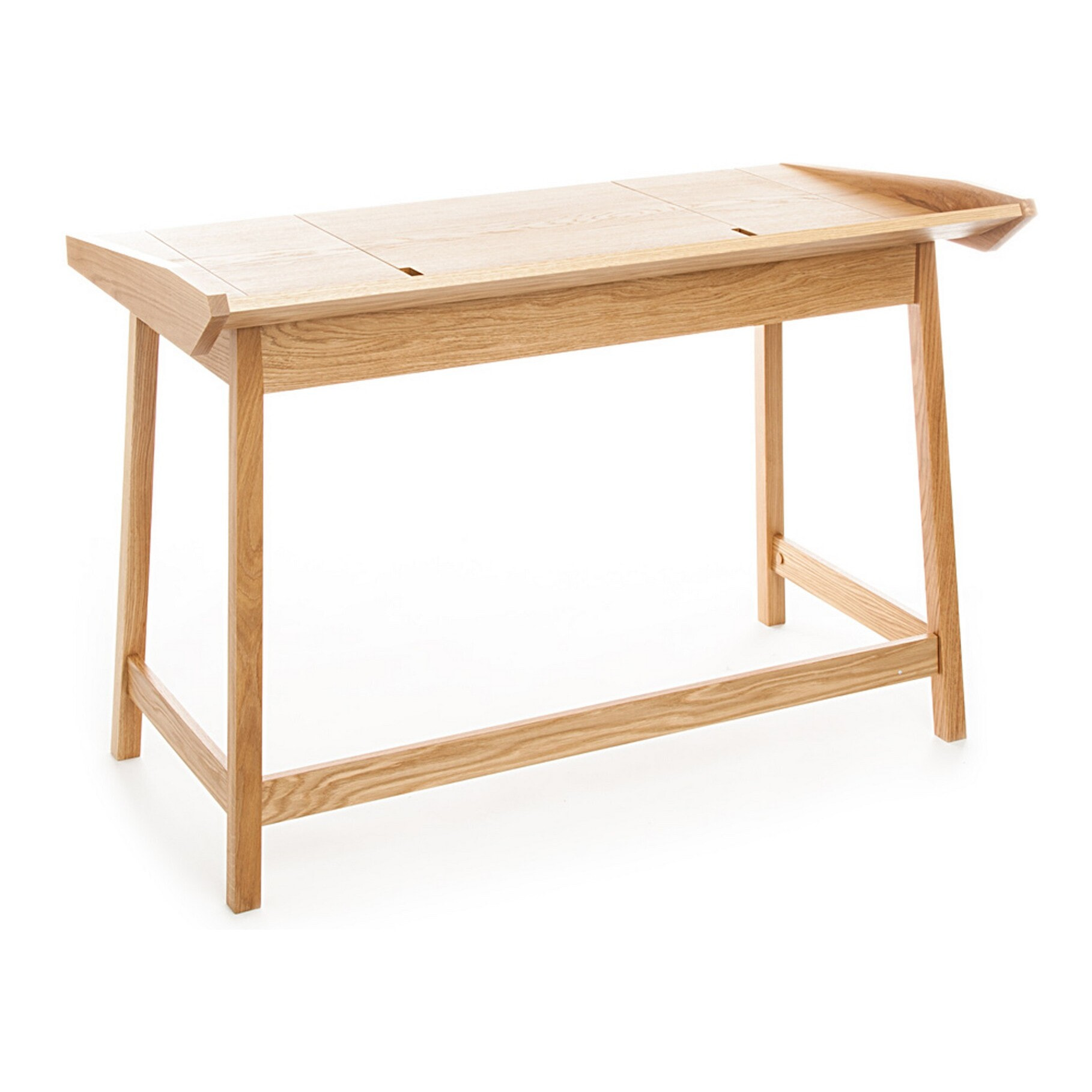 Bureau Tomasucci HENNY, en MDF et bois, marron, 113 × 60 × 80 cm