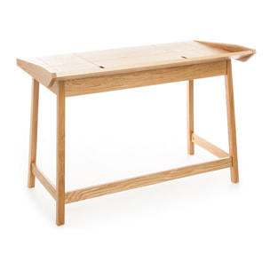 Bureau Tomasucci HENNY, en MDF et bois, marron, 113 × 60 × 80 cm
