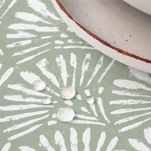 Mantel antimanchas ARLO AZUL - 100% algodón