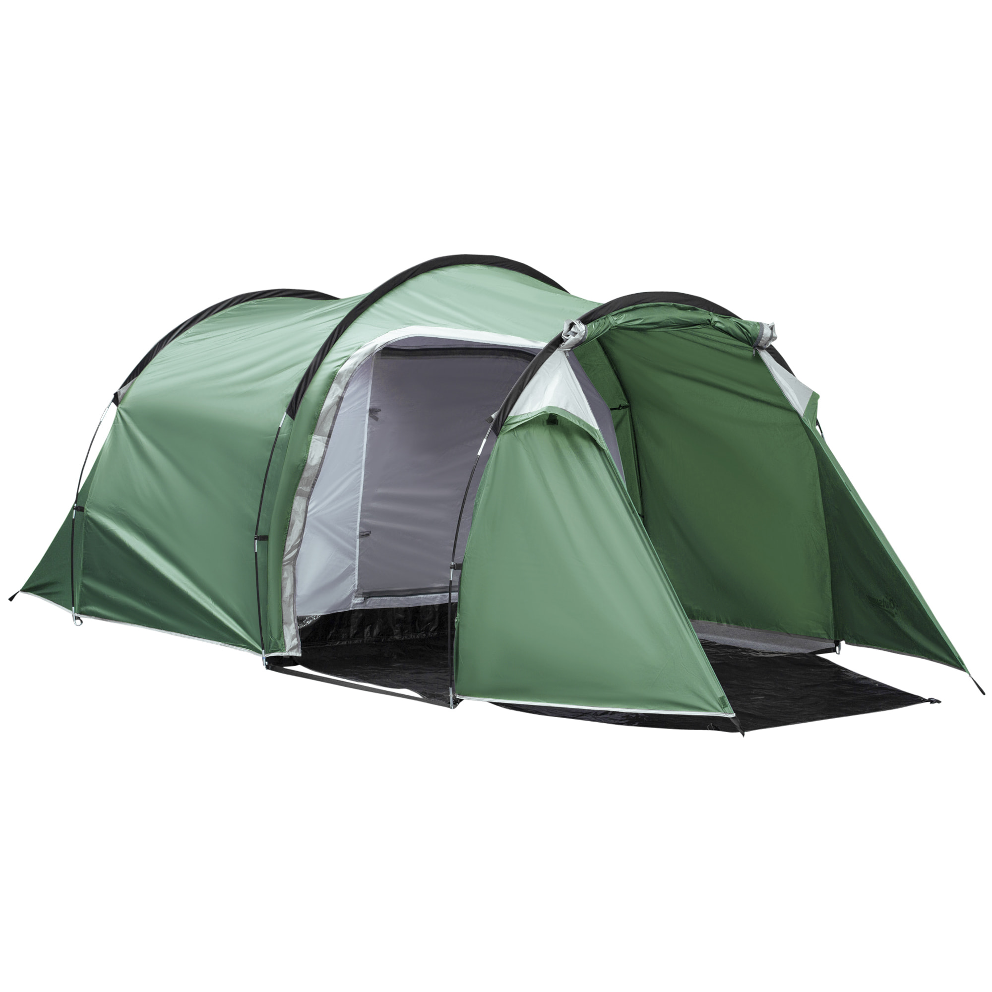 Tente de camping 2-3 pers. fibre verre polyester PE