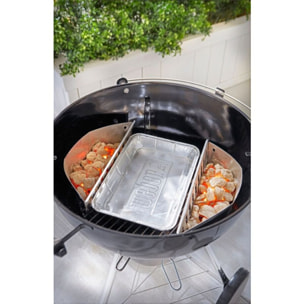 Barquette aluminium WEBER grandes barquettes aluminium - Lot de 10