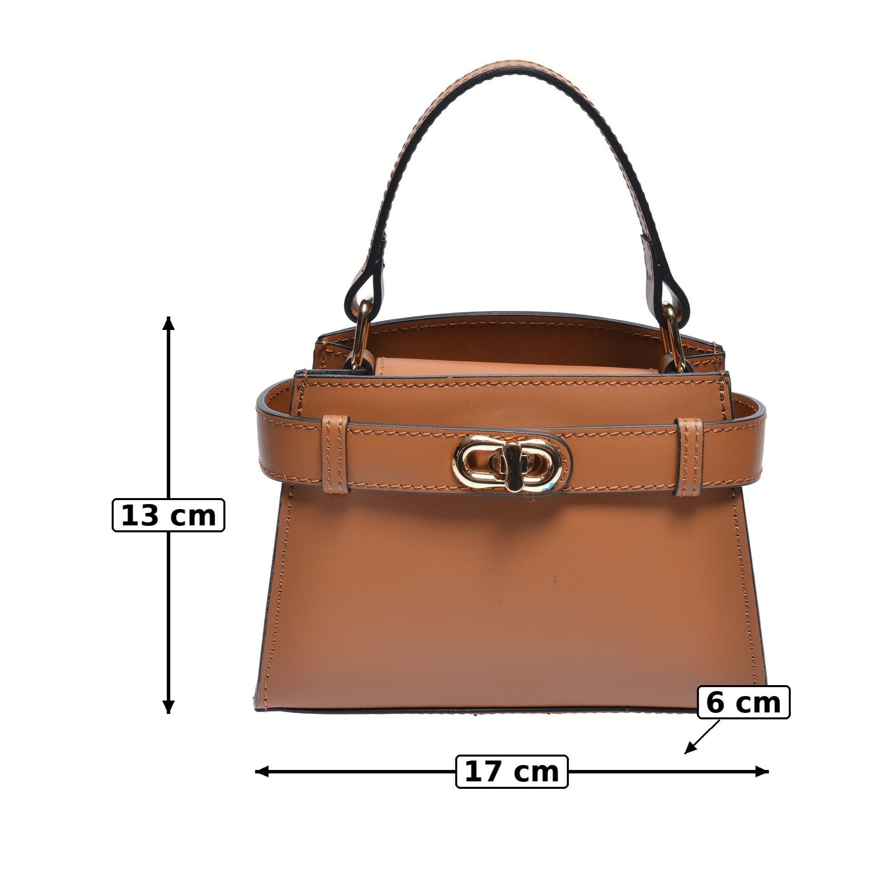 Tote Anna Luchini Cammello