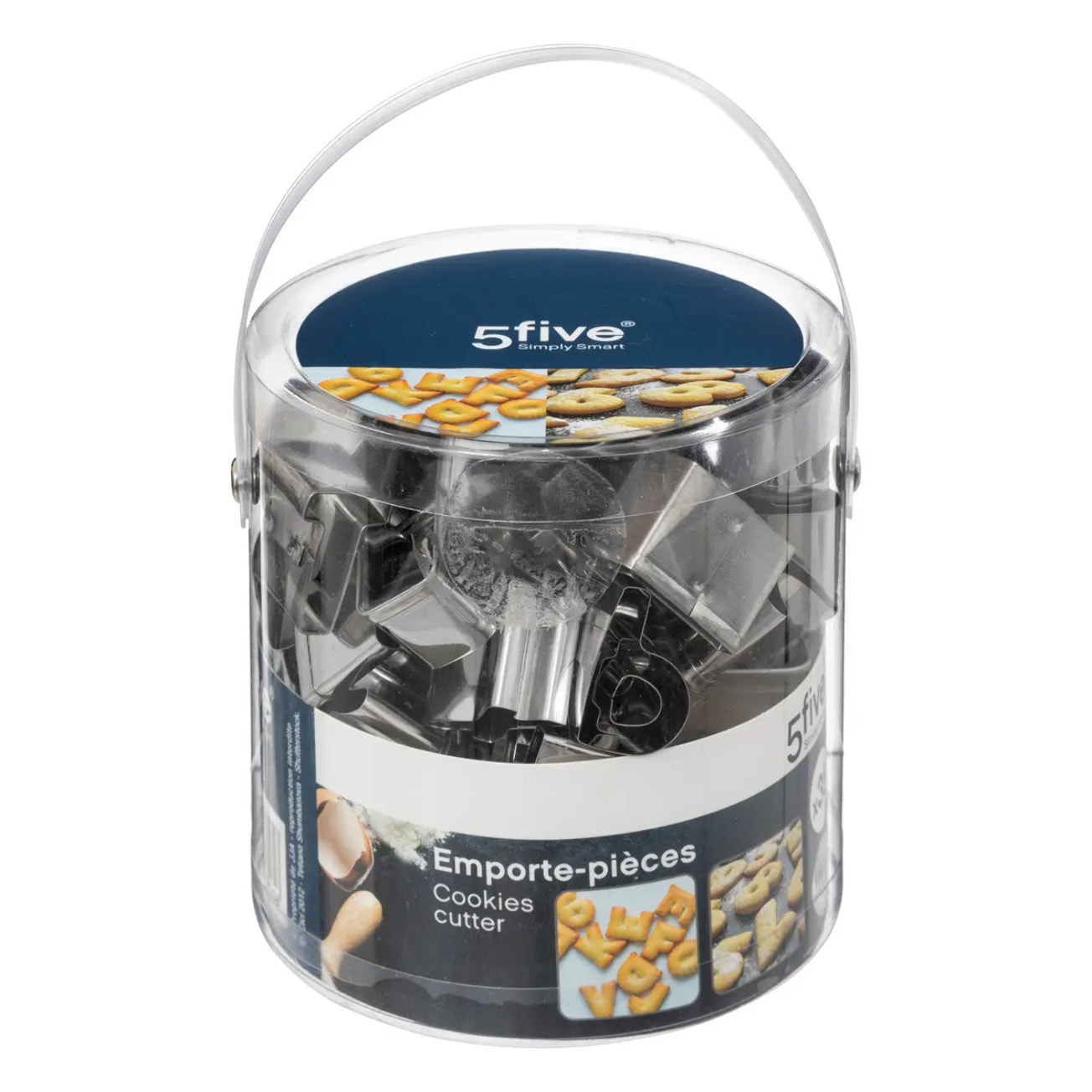 Lot de 30 emporte-pièces chiffres/lettres