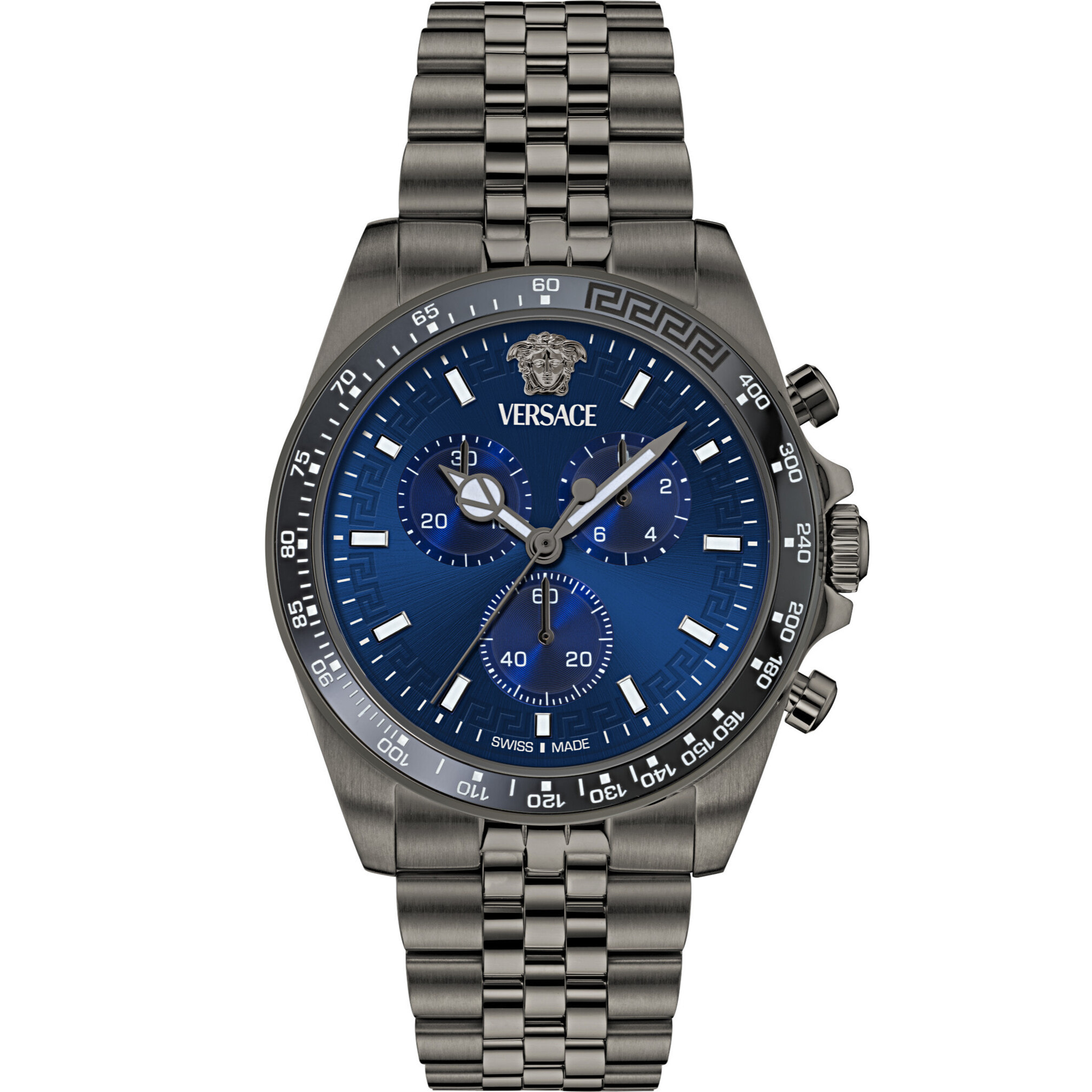 Versace Orologio Cronografo Al Quarzo Greca Chrono Wave