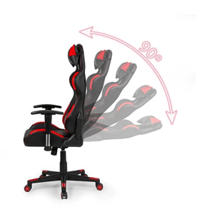 Silla gaming Silverstone Negro - Rojo Silverstone