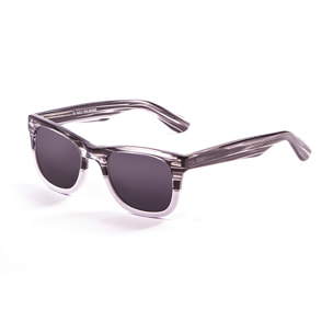 Gafas de sol OCEAN LOWERS - Demi negro con detalle blanco transparente / Ahumada