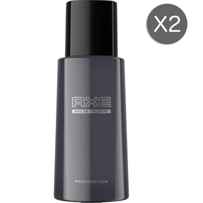 2x100ml Eaux de Toilette Axe Provocation Parfum Noix de Coco & Ambre Oriental (Lot de 2x100ml )