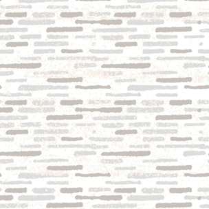 Rideau de douche Polyester BRIQUE 180x200cm Beige - Anneaux inclus MSV