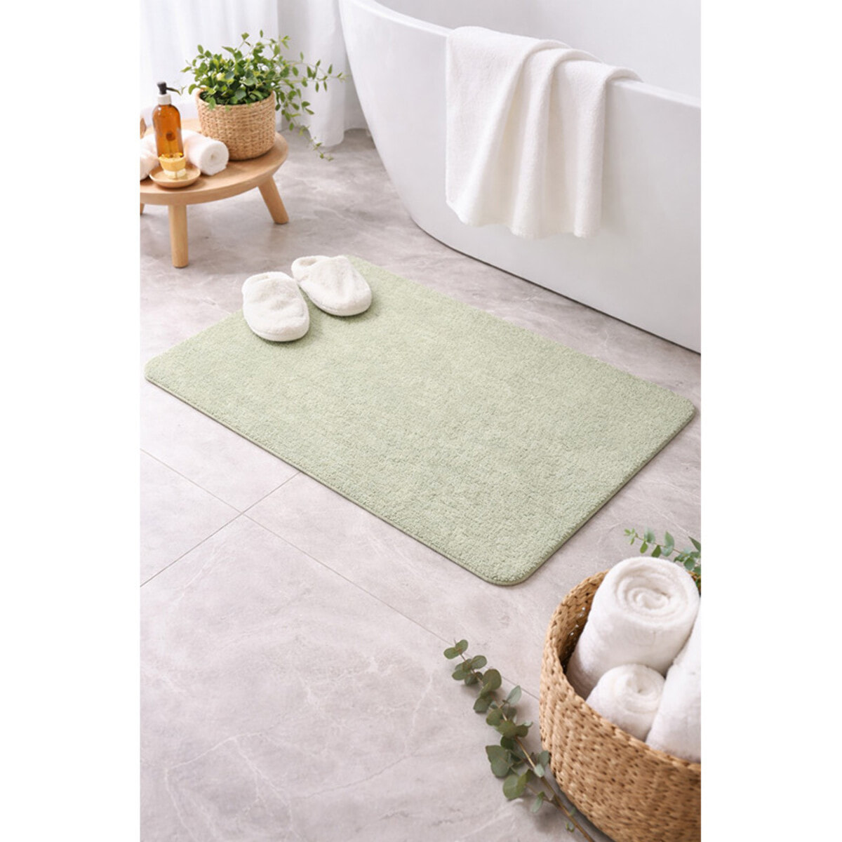 Tapis de bain GOBI 60x90cm Vert Spirella