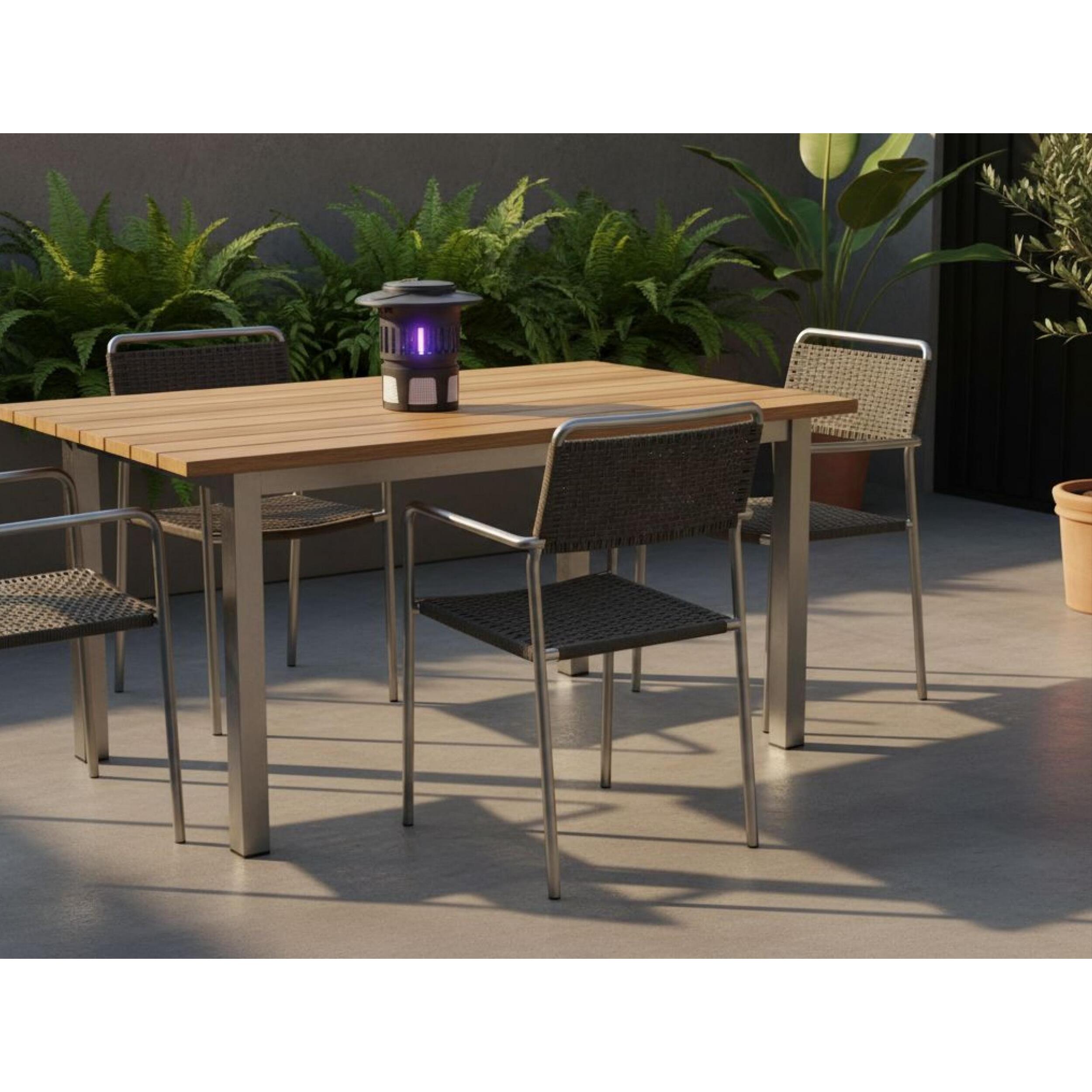 Mata insectos de sobremesa 13W con ventilador de absorción ZZAP TRAP EX PURLINE