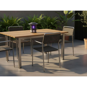 Mata insectos de sobremesa 13W con ventilador de absorción ZZAP TRAP EX PURLINE