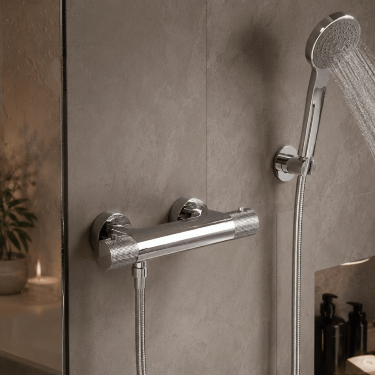 Mitigeur douche thermostatique PAINI Jewel chromé