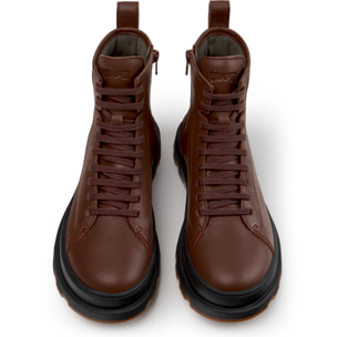 Botines - CAMPER Brutus+ - Marron - Piel lisa