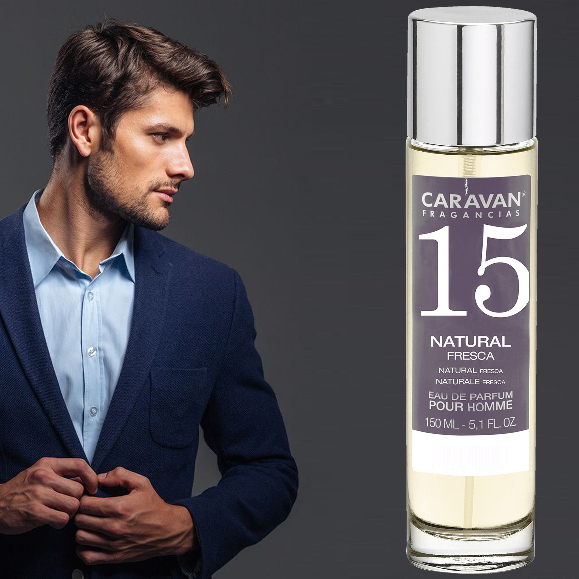 Caravan fragancias set de 2 frascos perfume de hombre nº15, de 150 ml