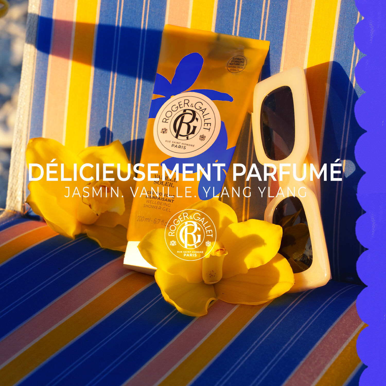 Vanille Soleil - Gel Douche Bienfaisant 200 ml