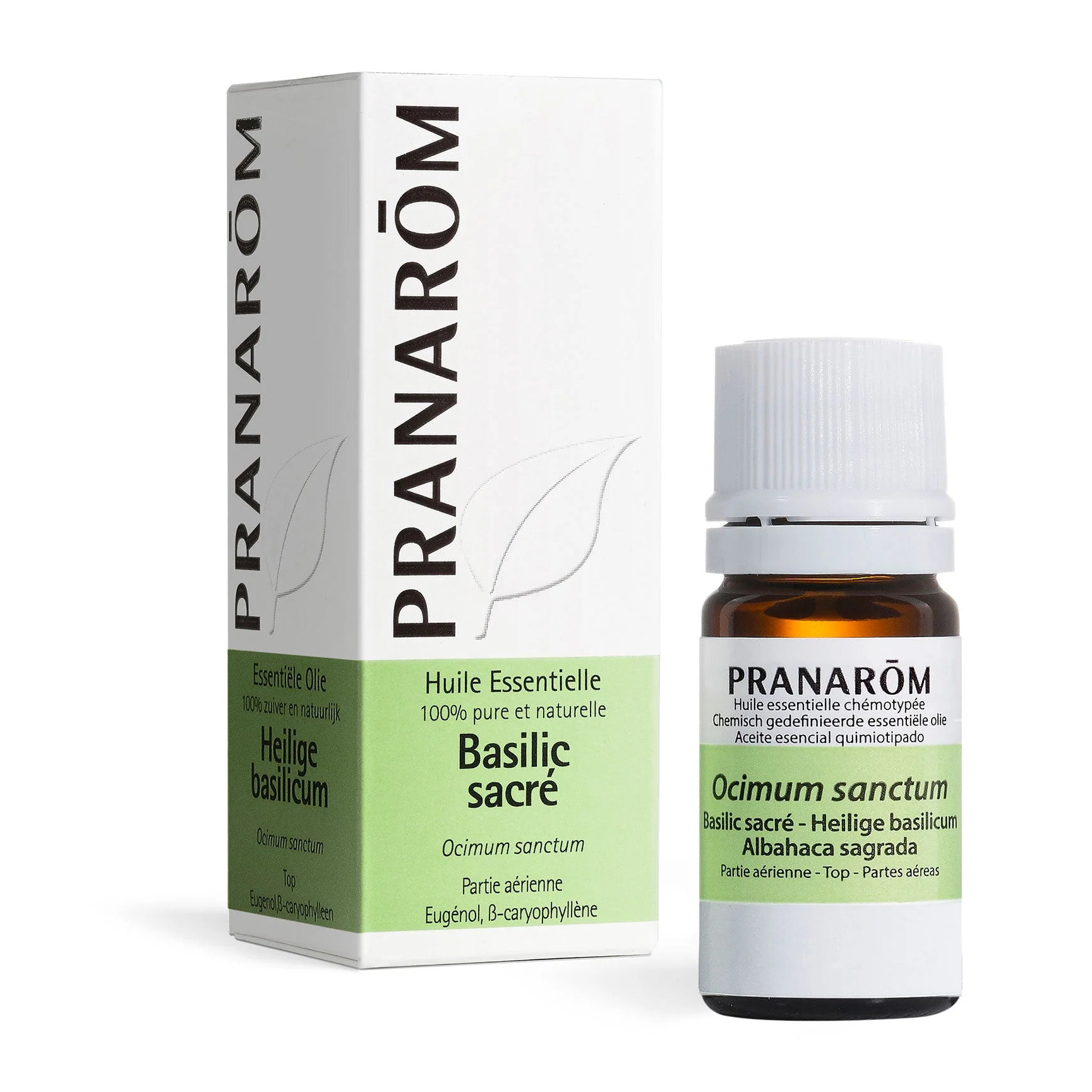 Pranarom - Huile Essentielle de Basilic sacré - 5 ml