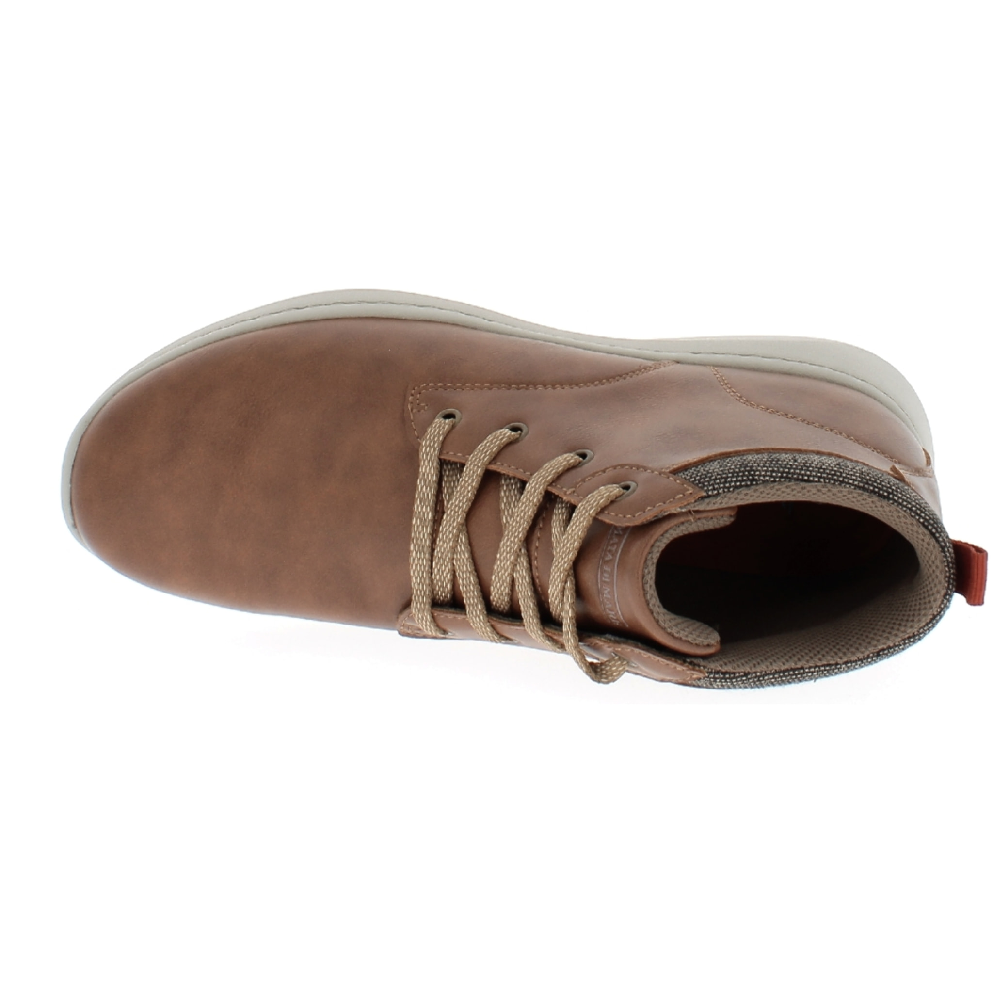 Armata di Mare Scarpe Polacco Uomo Stivaletti Casual con Soletta Rimovibile in Memory Foam AMU W24M607 Cognac