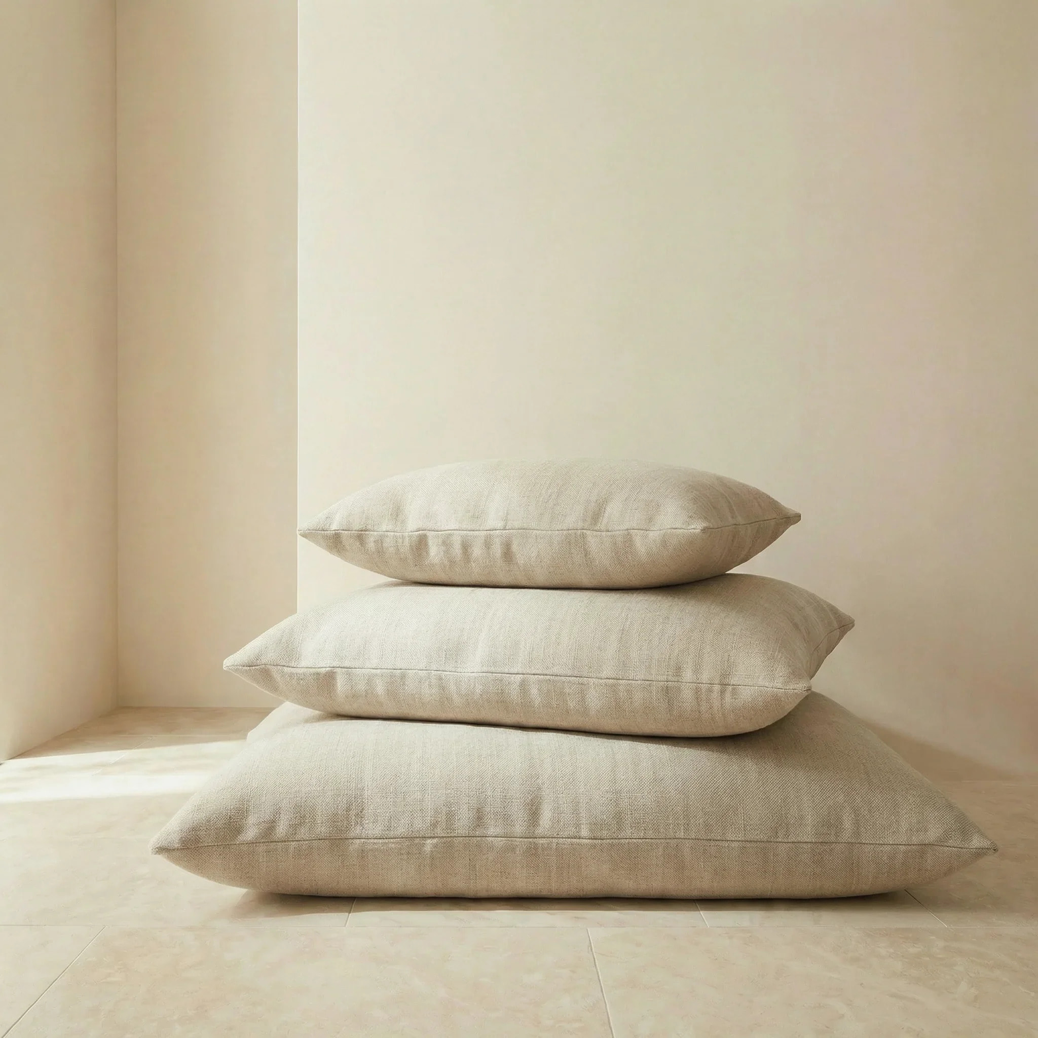 Lit pour animaux déhoussable et antitaches Beige Moyen
