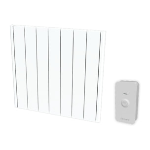 Radiateur électrique LCD céramique blanc 1500W connecté