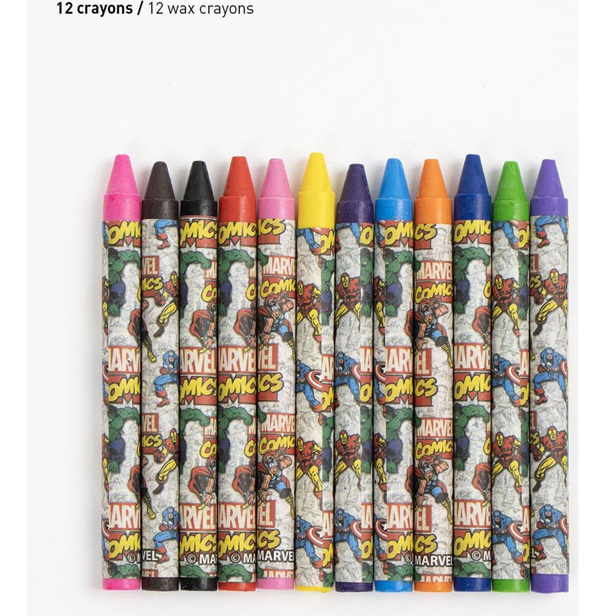 Conjunto De Papelería Coloreable Marvel 30.0 X 30.0 X 2.5 Cm