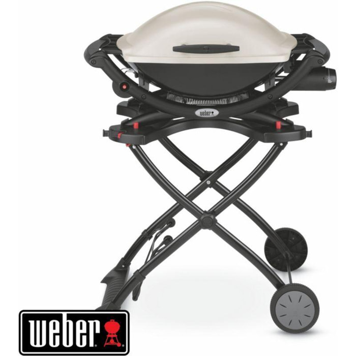 Chariot barbecue WEBER pliable pour Q1000 et Q2000