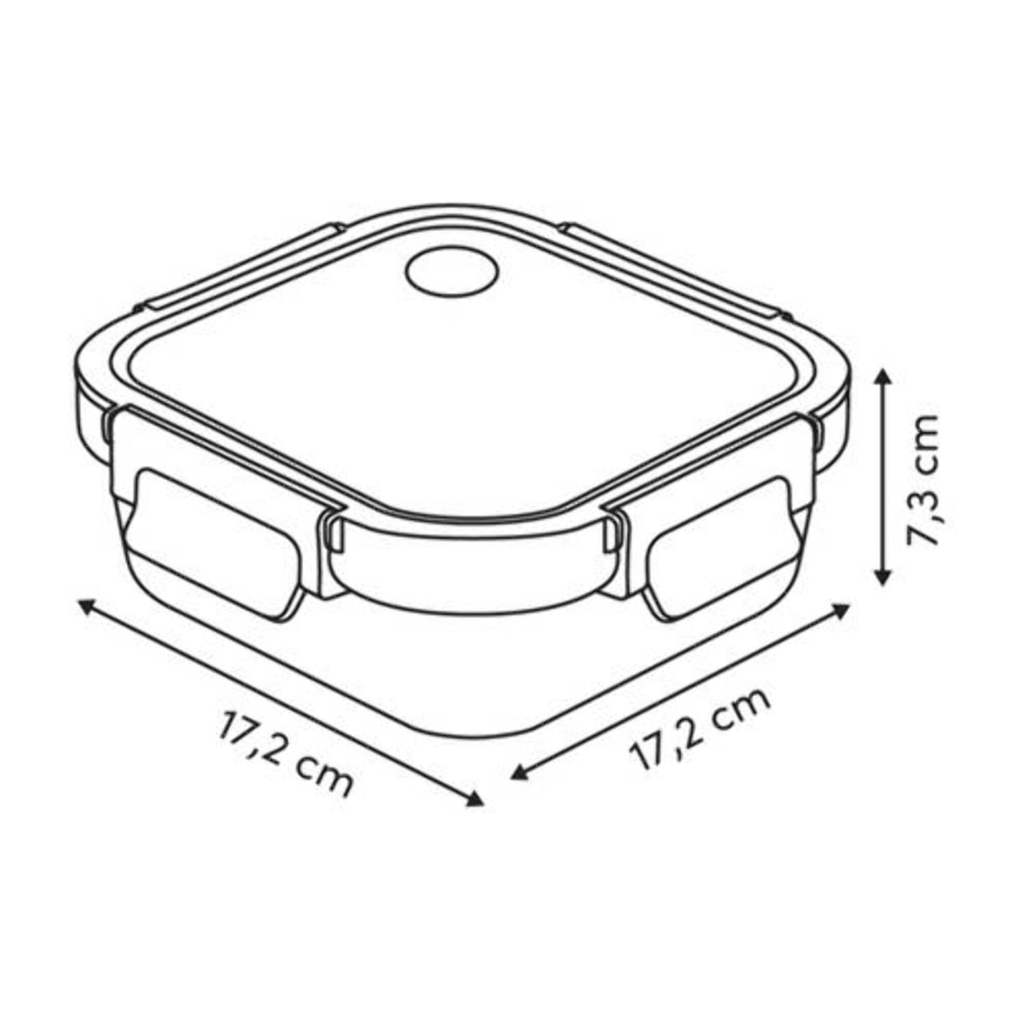 Boîte de conservation Clipeatplus 0,75L transparent