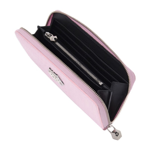 PHILIPP PLEIN Rounded Zip Wallet Cocco